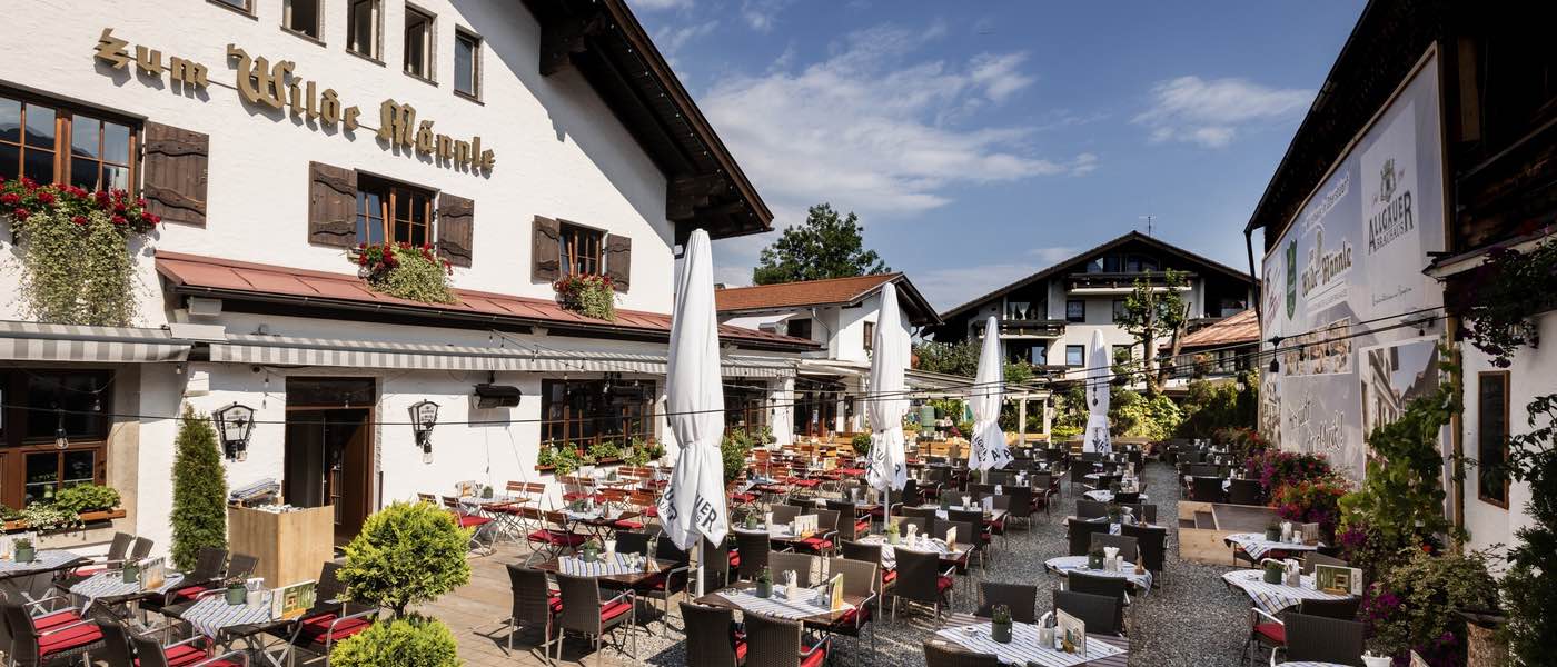 Wilde Männle Oberstdorf Biergarten